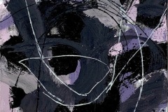 adraba Monotypie auf Leinwand 40 x 50 cm