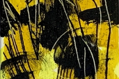 Regina Hadraba Monotypie auf Leinwand